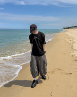 Shuren Shirring Cargo Bermuda Pants