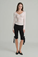 Ballerina lace long sleeve, Pink