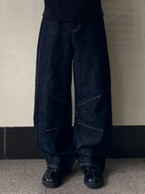 Quia Non-fade Dart Balloon Denim Pants