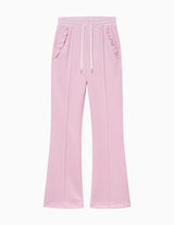 FRILL BOOTCUT BANDING PANTS (PINK)