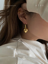 Oversize Heart Earrings