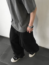 Mier Linen Cut-out Wide Pants 4C
