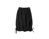 Iseo Strap Flare Banding Long Skirt