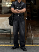 Ever snap western muscle-fit denim shirt
