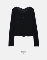 SR Henry Neck Slim Rib T-Shirt (4color)
