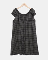 Moel Check Layered Mini Dress