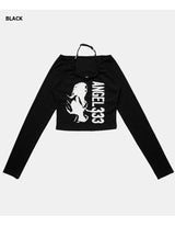 Choker Neck Cropped T-shirt