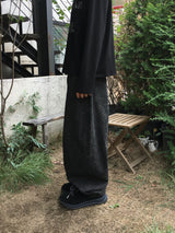 タイガーレオパードデニムパンツ 2C