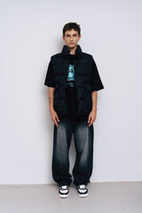 25FW AC BEAR MESH FACE SHORT SLEEVE T-SHIRT