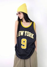 (UINISEX)Oversized New York Tank Top