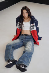 ビンテージミディアムストレートデニムパンツ