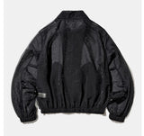 Shadow Organza Bomber Jacket J35 Black