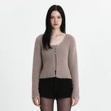 C SOFT KNIT CARDIGAN SET-UP_BEIGE