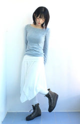 Floating cut banding skirt