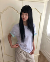 ヤノンカラーブロックショートスリーブTシャツ