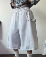 SNAP OVER BASIC BERMUDA PANTS 🩵💕🧸🤎8COLOR
