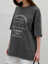 (T-7044)ビンテージタイムボクシーTシャツ