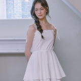 Ribbon cancan dress - PANSY FLOWER
