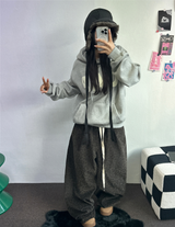 ソフティ💍レオパードコーデュロイバルーンロングパンツ 🤎💚2カラー