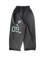 Nover Back Patch Fleece Sweat Pants
