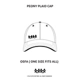 Peony Plaid Hat