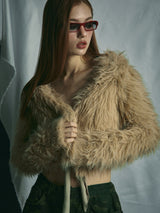 FUR CARDIGAN