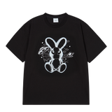 25SS ソロラビットエイリアン ショートスリーブ Tシャツ ブラック