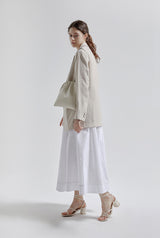 LUZIN MINI シープスキンショルダーバッグ / Bright Ivory