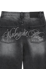bk pt デニムパンツ (black)