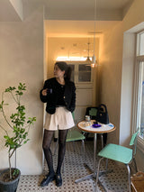 [MADE] Fulls cashmere unbalanced off-shoulder knitwear
