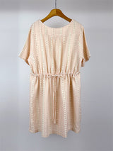 SOFT FLOWER BUTTON DRESS (2C)
