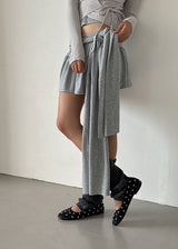 FLARE TIE SKIRT