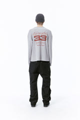 RACING PHENOMENON WAFFLE L/S TEE (GRAY)