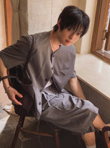 Theo Bermuda Half Slacks