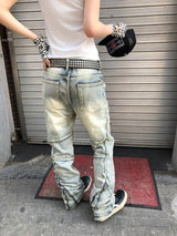 スモーキーウォッシュドジッペードパンツ
