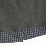 Check collar layered polo shirt 231330477