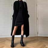 [SALE] ハーフタートルネックシャーリングアンバランスドレス