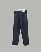 Chiro Stitch Cotton Pants (Charcoal)