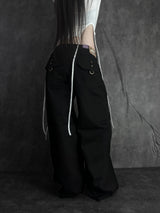 slapped d-ring wide denim