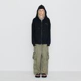 Into The Wild Snake Hoodie Zip Up Black