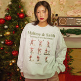 トレーニングフォークリスマススウェット