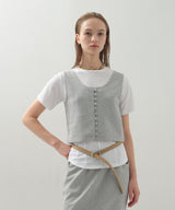 Bustier Line Top_White