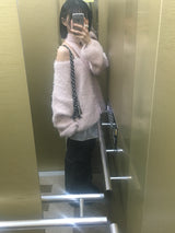 ラブNヘアマフラーニットウェア