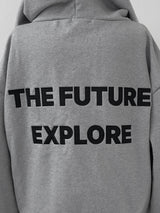 レタリング エクスプロー フーディ ジップアップ (unisex)