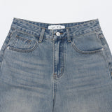 CLASSIC VINTAGE HALF-LENGTH DENIM PANTS code 18202