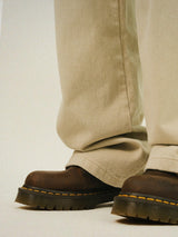 AD Layered Pocket Cotton Wide Pants