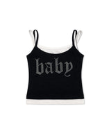 baby doll layered top (3colors)