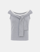Lema Layered Tie T-shirt