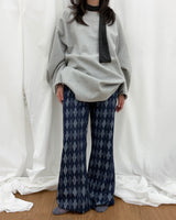 Argyle Bootcut Pants (2colors)