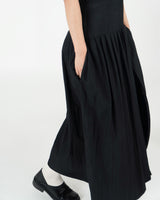 Roof tile Dress - Black